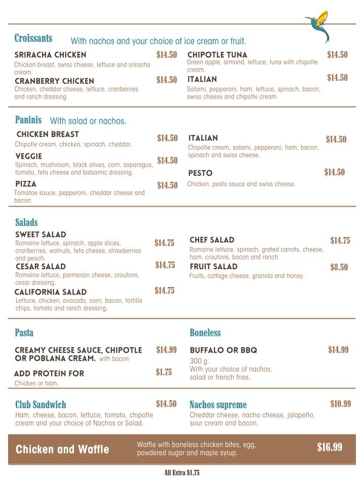 Hope Cafe and Creperie Menu image 3