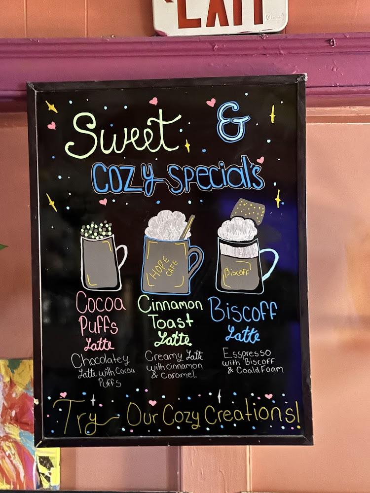 Hope Cafe and Creperie Menu image 4